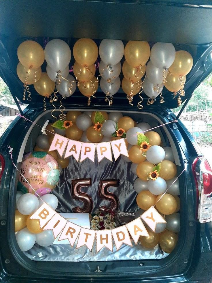 Car boot surprise decoration in Gurgaon